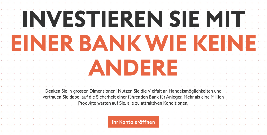 Swissquote website screenshot