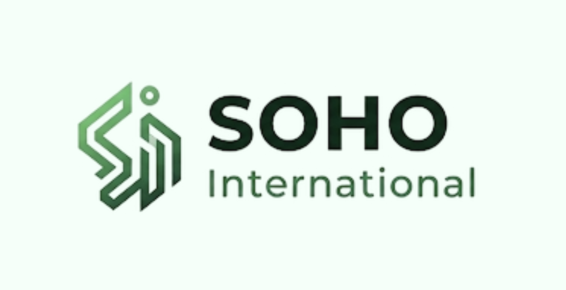 Logo von Soho International in Grün