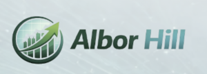 Offizielles AlborHill Logo mit modernem Finanz- und Wachstumssymbol